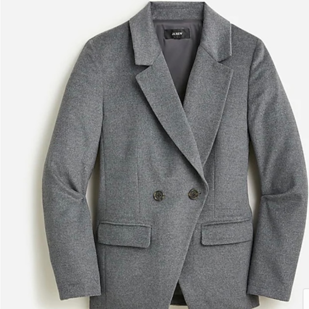 J. Crew Petite Devon blazer in drapey flannel